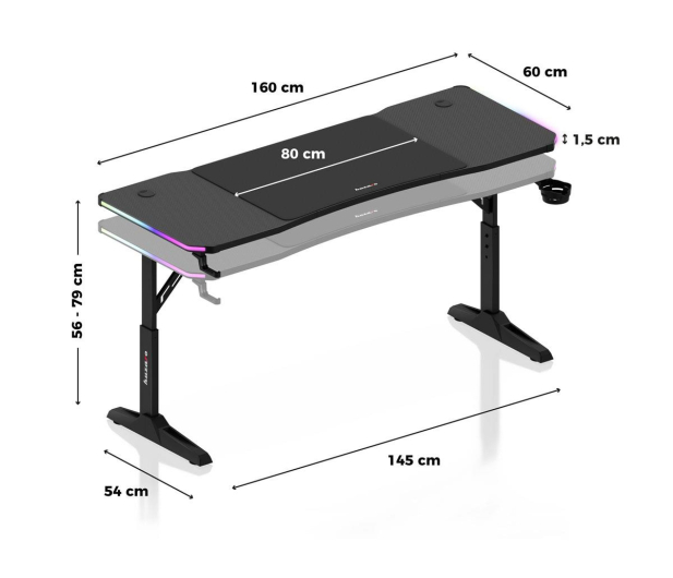 Huzaro Hero 4.6 RGB Black - 1364832 - zdjęcie 6